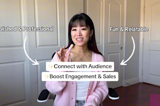 create product demo videos for your instagram  and tiktok