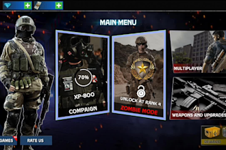 create mobile game and app graphics and logo and post production