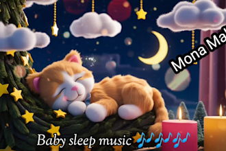 make 30 original lullaby baby sleep relaxing videos for you