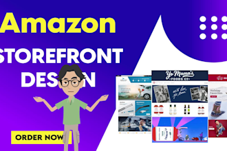create an amazon storefront design, amazon brand store, create fba storefront