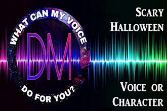 record a halloween voice or spooky character