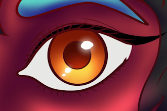 draw your fursonas eye