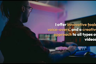 do professional video editing, youtube, quote voice overs