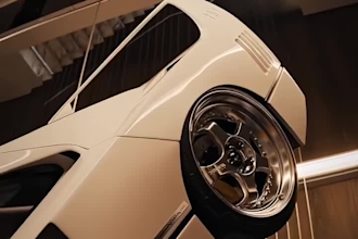 create an epic cinematic 3d car logo reveal animation video