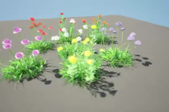 do 3d plant animation, 3d flowers rendering, vfx animation, cgi flower animation