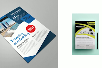 design your business, event, party, custom, corporate flyers and brochures