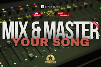 mix and master your rap, hip hop song professionally