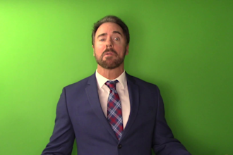 film a green screen spokesperson video in HD