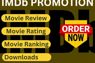 organic promote page movie, increase starmeter rank,  imbd, imdb page, imdb link