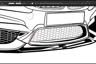 redraw image  into vector,vector tracing