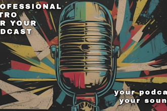 create an epic and memorable intro for podcast