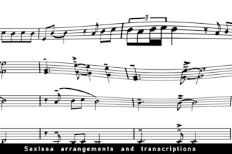 do music trascriptions for any instruments