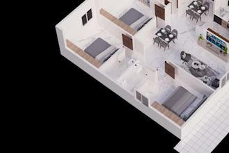 create 2d floorplan using autocad, redraw or vastu layout