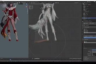 3d character model sculpt video game art asset props animation anime characters