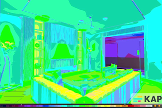 provide interior design with lighting calculation