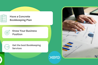 setup, clean up, and bookkeeping in quickbooks online, xero