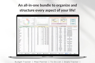 create habit tracker spreadsheet, business spreadsheet, biweekly budget