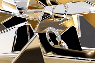 make professional 3d jewelry product animation videos for jewelry brands