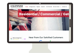 garage door website garage door repair garage door landing page garage door lead