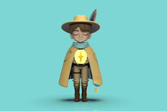 sculpt a 3d model for 3d printing and rendering
