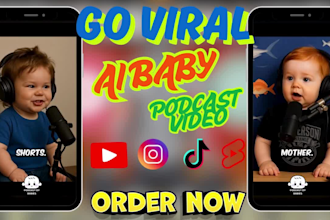 create viral ai baby talking podcast ai talking avatar funny baby talking videos