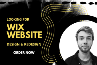 design, redesign or audit your wix or wix studio website