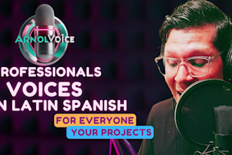 the voice in latin american spanish for all your projects