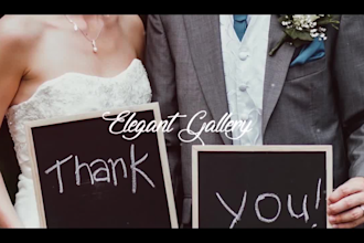 create beautiful elegant wedding slideshow in full HD