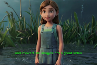 do 3d ai animation video and ai art works