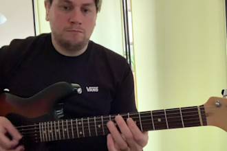 record a guitar solo for your pop soul song