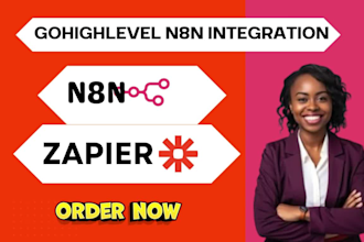 setup gohighlevel n8n automation go high level n8n expert n8n zapier zap