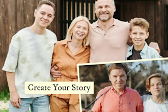 make a family photo slide show