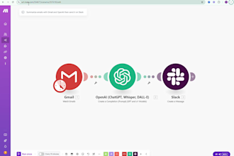 create an automation with make