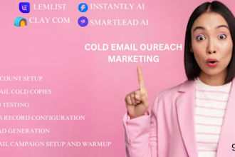 setup lemlist clay com smartlead instantly ai email warmup cold email outreach