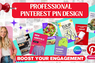 design high quality pinterest pins