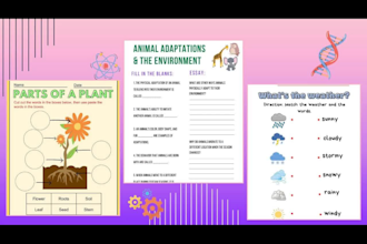 design kids custom worksheets and activity book