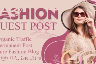 do fashion guest post on high authority blog