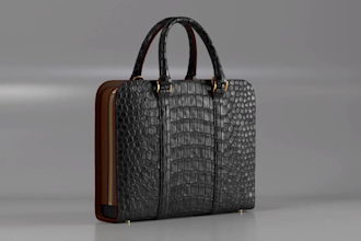 create 3d model render of bags, backpack, purses, wallet in clo3d blender