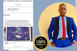 revamp linkedin profile optimization business page ats resume CV for job hunting