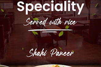 create eye catching motion flyers for your restaurant promotions