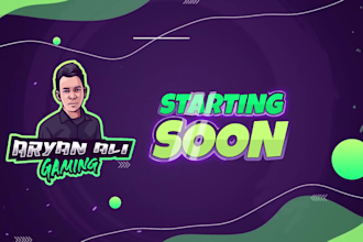 custom animated twitch or kick screens for your stream