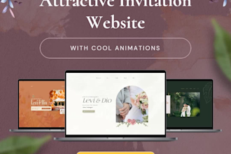 make a wedding invitation website