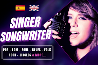 sing amazing female vocals for your song