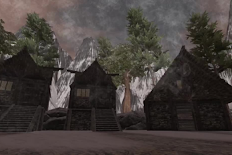 design a 3d terrain or environment for unity 3d game engine
