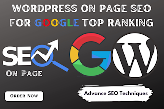 do on page SEO optimization of wordpress website