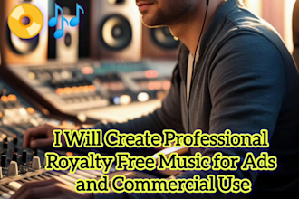 create professional custom royalty free music for ads and commercial use