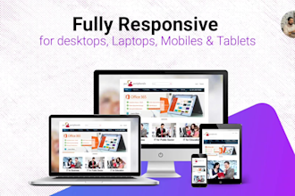 build professional responsive wordpress website design and website development