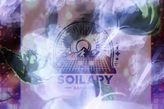 design a modern solar panel logo