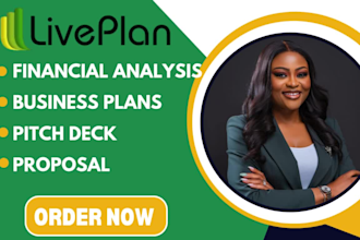 create a liveplan business financial forecast with liveplan