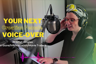 record a professional voice over